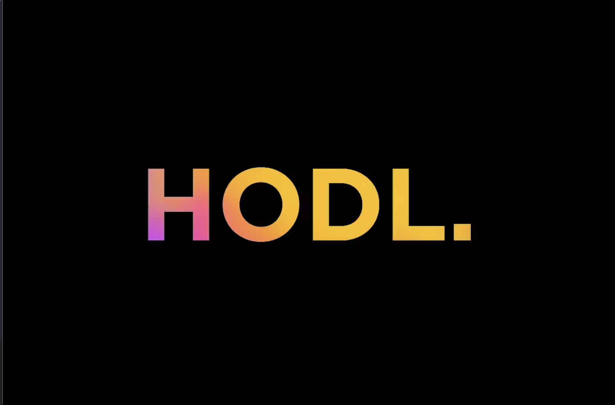 HODL - najlepsza strategia Bitcoin